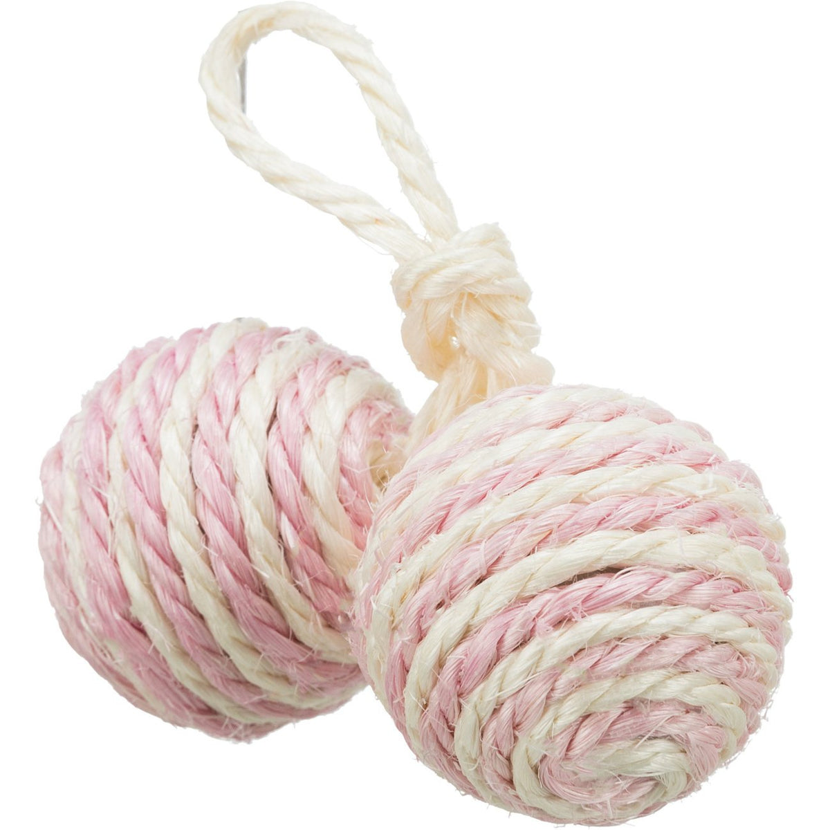 2 Sisal-Bälle mit Catnip – ø 4,5 cm