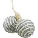 2 Sisal-Bälle mit Catnip – ø 4,5 cm