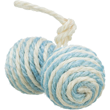 2 Sisal-Bälle mit Catnip – ø 4,5 cm