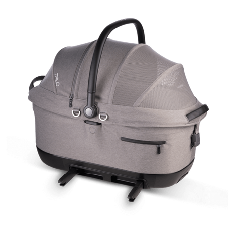 TAVO Maeve™ iso6X Haustier-Autositz mit ISOFIX – Crash-getestet Sicher & Komfortabel für Hund & Katze – merle L 60 x B 43,5 x H 53 cm