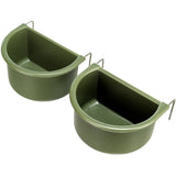 2er Set Hängenäpfe Vogelkäfig – 75 und 85 ml