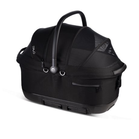 TAVO Maeve™ iso6X Haustier-Autositz mit ISOFIX – Crash-getestet Sicher & Komfortabel für Hund & Katze – onyx L 60 x B 43,5 x H 53 cm
