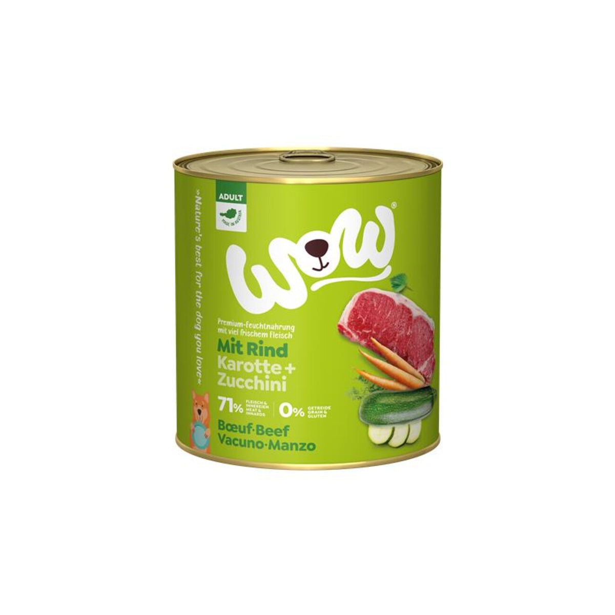 Wow Hundefutter Dose Adult