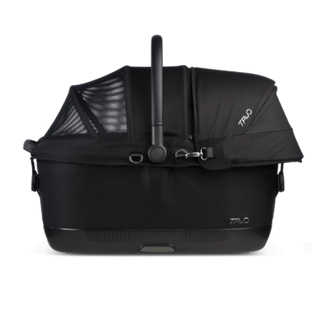 TAVO Maeve™ iso6X Haustier-Autositz mit ISOFIX – Crash-getestet Sicher & Komfortabel für Hund & Katze – onyx L 60 x B 43,5 x H 53 cm
