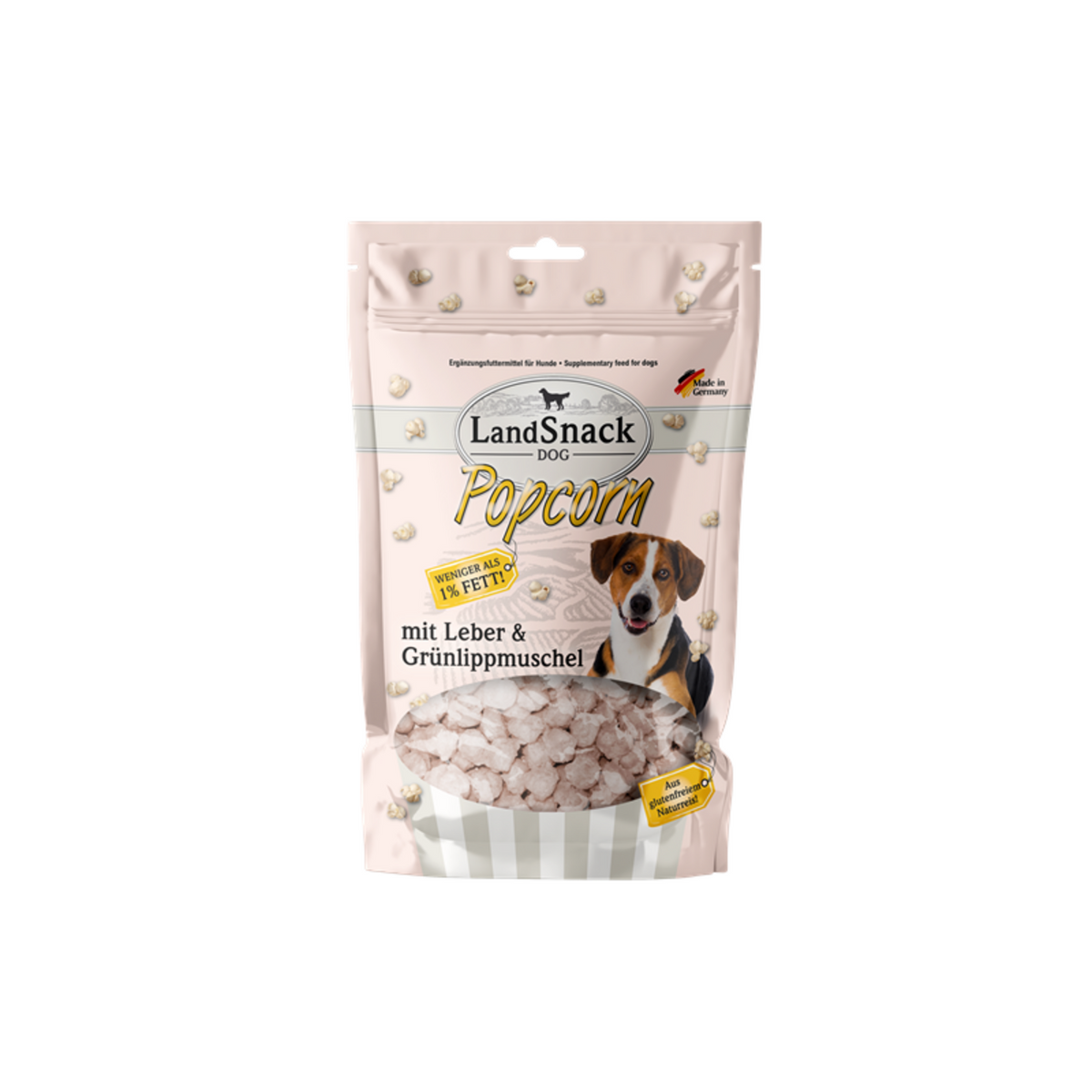 LandSnack Hunde Popcorn mit Leber