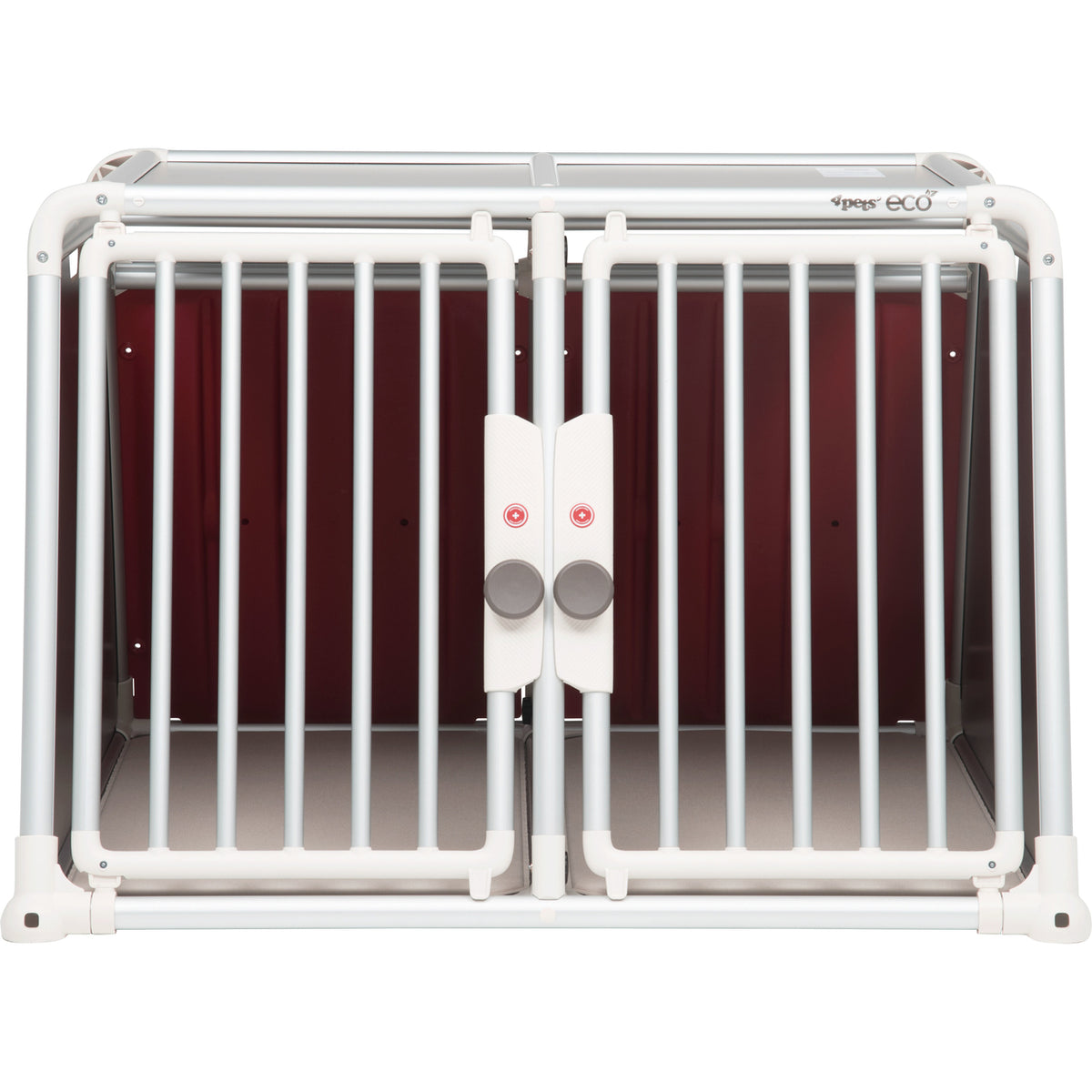 4pets Alu Autobox für 2 Hunde ECO 22