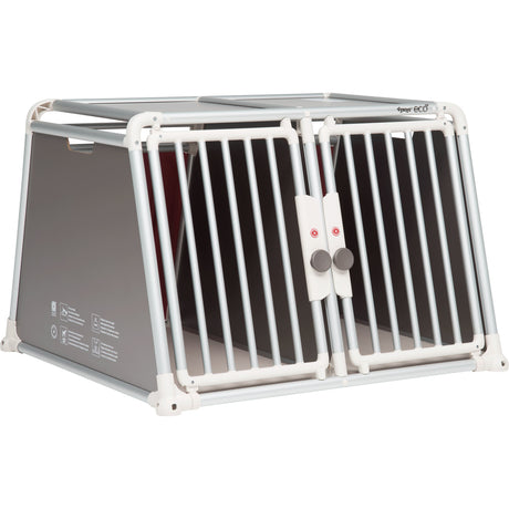 4pets Alu Autobox für 2 Hunde ECO 22