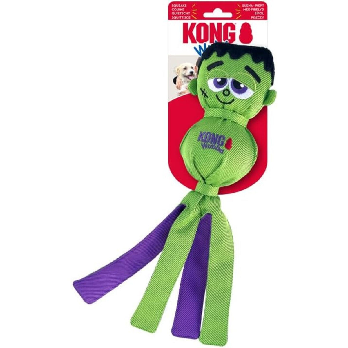 Halloween Wubba Ballistic Hundespielzeug – Frankenstein