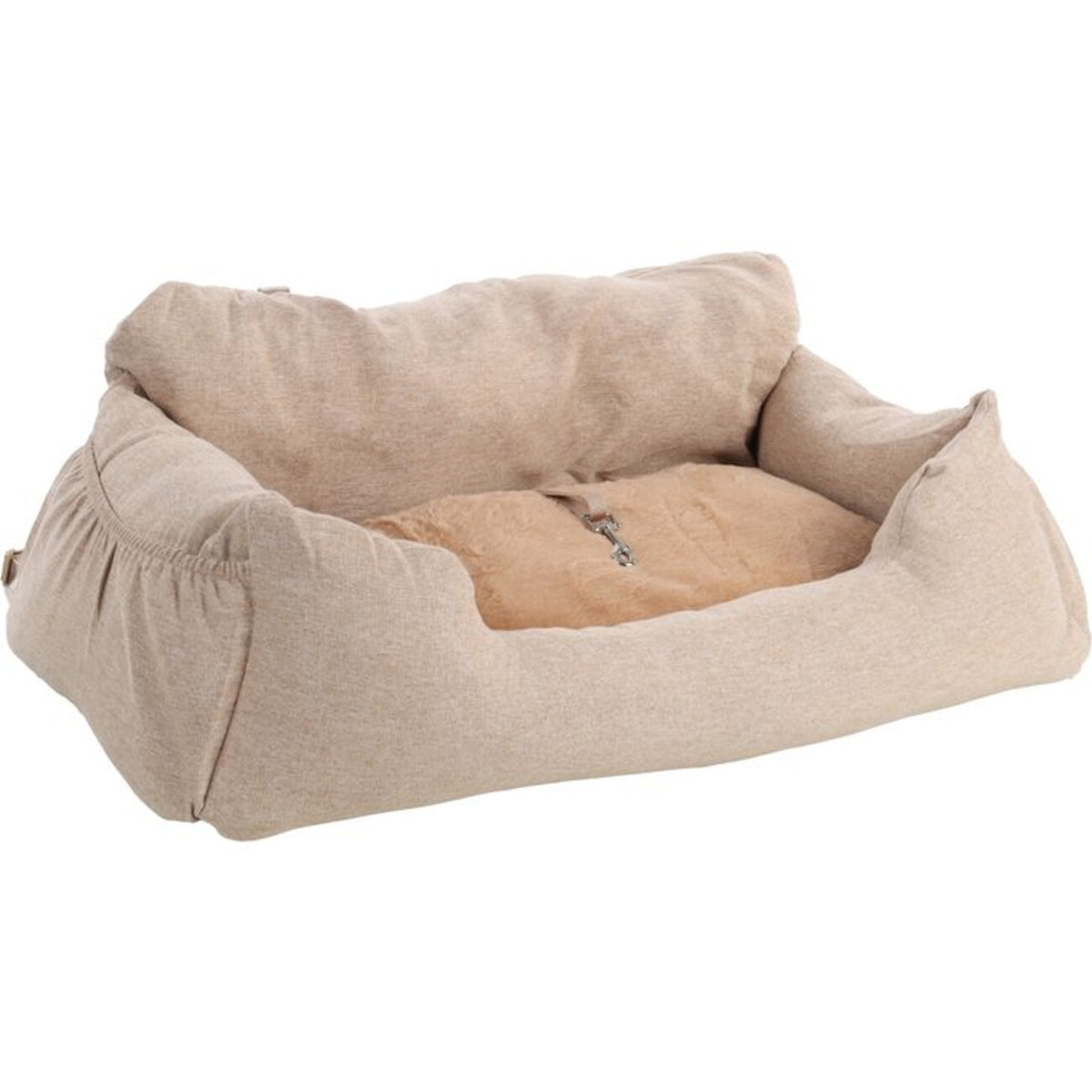 Flamingo Autositz Megan  – Sicher & bequem mit Deinem Hund reisen! – 82x60x15 cm