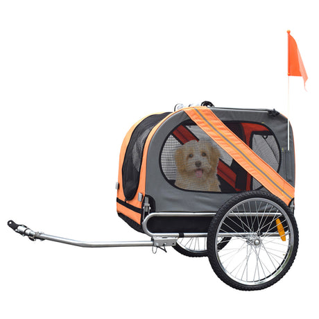 Hunde Tier Fahrradanhänger 80x565x63cm