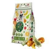 Duvo+ Garden Bites Fruity Friends – Fruchtiger Kauspaß für deinen Hund 🐶 – S - 7 cm - 18 Stück