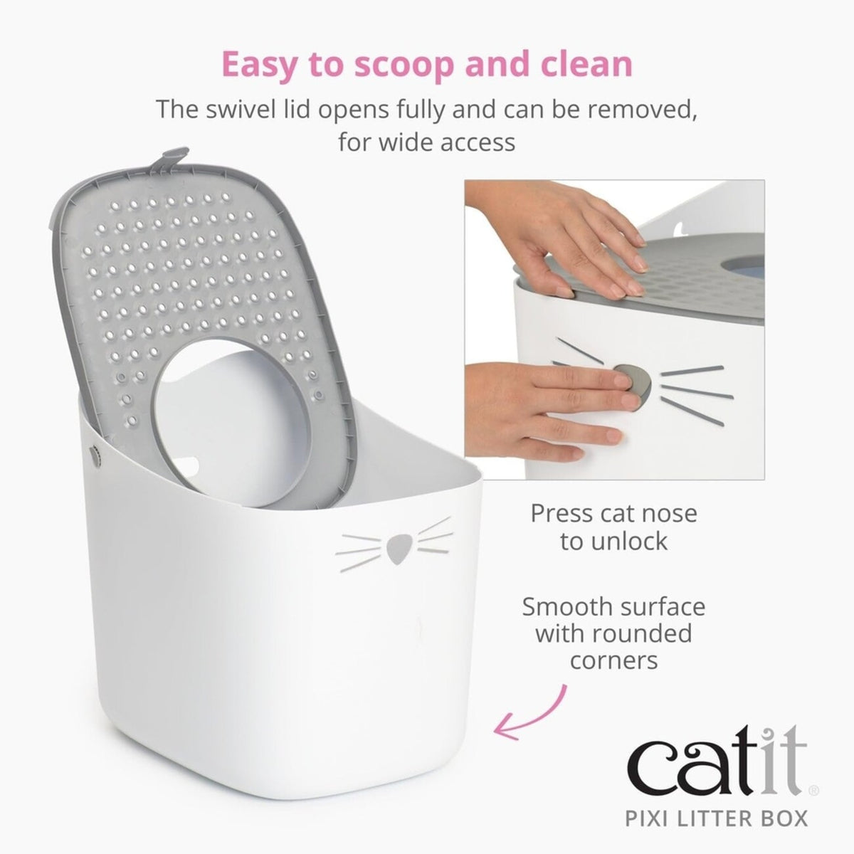 Catit PIXI Katzentoilette hop in – hop in Katzentoilette
