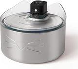 Catit PIXI UV-C Edelstahl-Trinkbrunnen für Katzen – Kabellos & 5L XXL