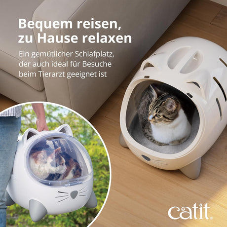 Catit Pixi Mio 2-in-1 Katzenbett & Transportbox – Dein stylischer Begleiter