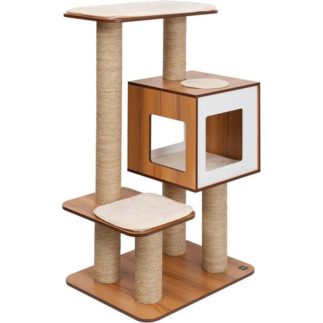Vesper Hight Base Giant Kratzbaum für große Katzenrassen – 89x64x136,5cm