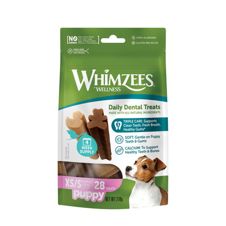WHIMZEES® Puppy Zahnpflege Stix Hundesnack – XS/S 28 Stück