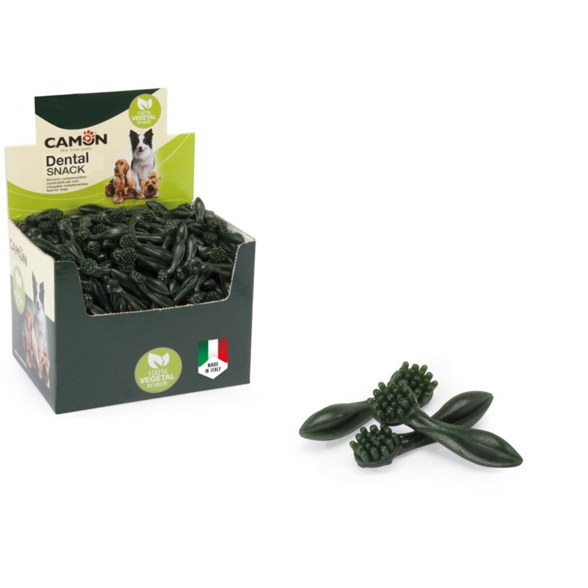 Dental Snack Brush Vegan für Hunde | Zahnpflege & Leckerli