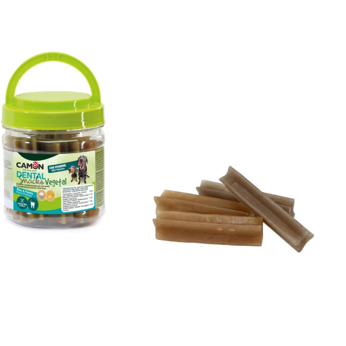 Sticks Mix mit Reis & Kartoffeln – Der vegane Hundesnack für gesunde Zähne – 400 g