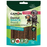 Vegane Dental Sticks mit Johannisbrot & Granatapfel für Hunde – M: 10x2,7x1,3 cm, 330 g