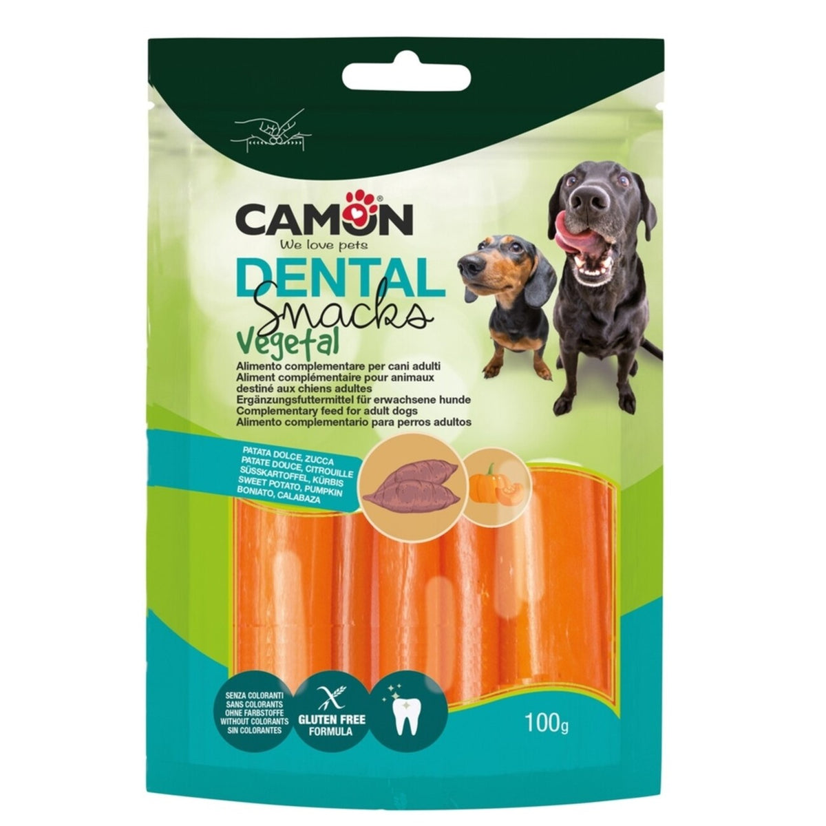 Veggie Hundesnack Süßkartoffel & Kürbis vegan - tiierisch.de – 100 g