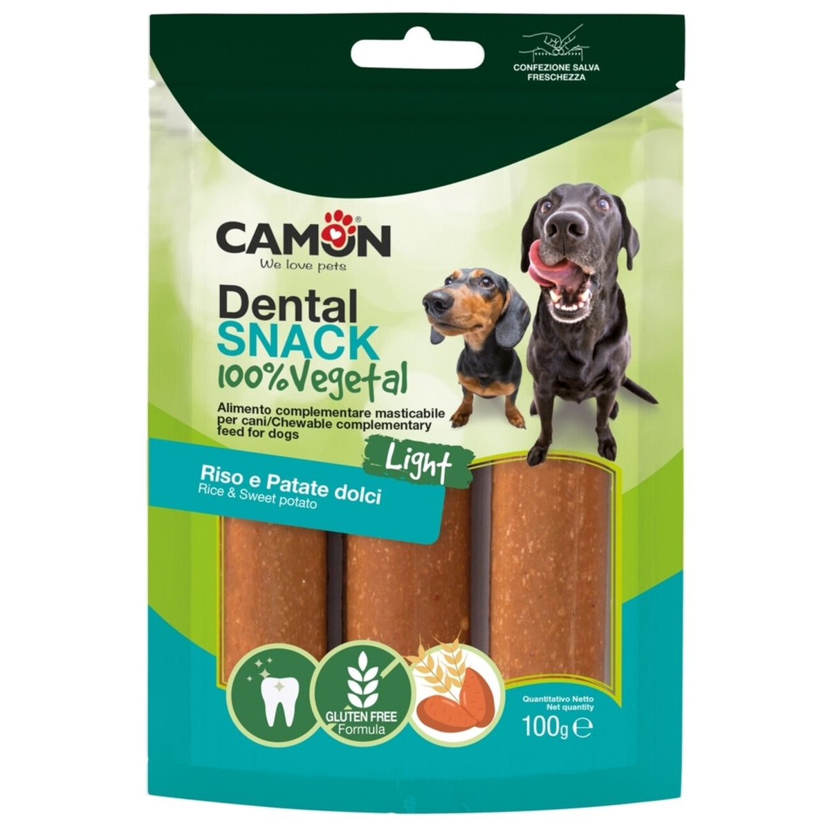 Veggie Snack Süßkartoffel & Reis vegan für Hunde 🐶 Lecker & Gesund! – 100 g