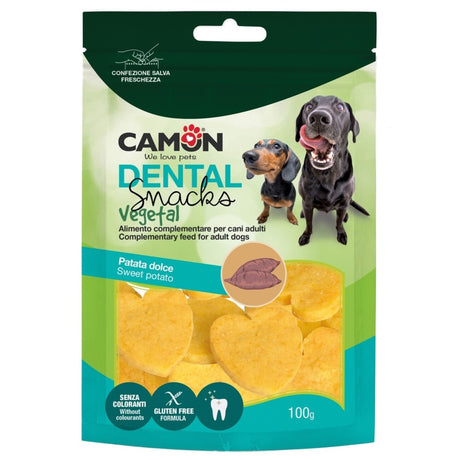 Veggie Snack Süßkartoffel Herzen - Veganer Hundesnack für Genießer – 100 g