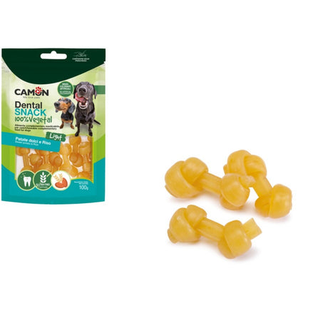 Veggie Snack Dental Knochen - Süßkartoffel & Reis 🦷🌱 – 100 g