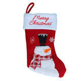 Xmas Weihnachtsstrumpf Christmas Stocking XXL – Wooly Snowman 20 x 38 cm