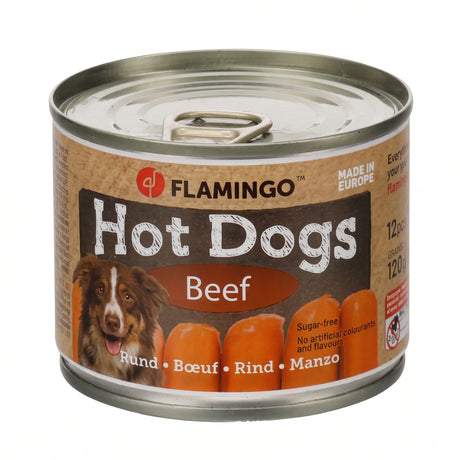 Flamingo Mini Cocktailwürstchen für Hunde, 4 Sorten