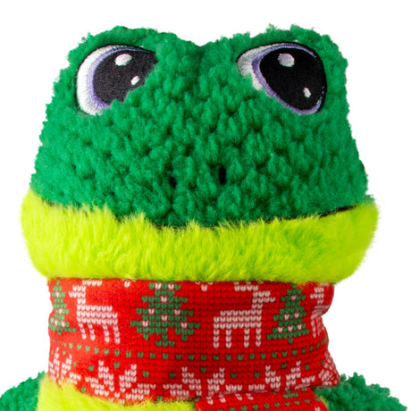 Xmas Holiday Knots Frog L/XL Limited Edition Hundespielzeug – XL: 8,89 x 28,75 x 44,45 cm
