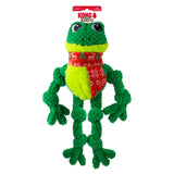 Xmas Holiday Knots Frog L/XL Limited Edition Hundespielzeug – XL: 8,89 x 28,75 x 44,45 cm