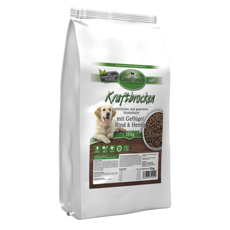 Landfleisch Dog Natur Hundefutter kaltgepresst – 15kg