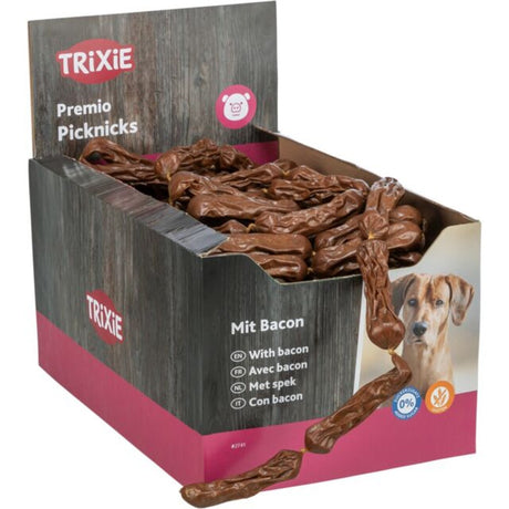 200 Endloswürstchen für Hunde – Bacon, ca 8 cm, 8g