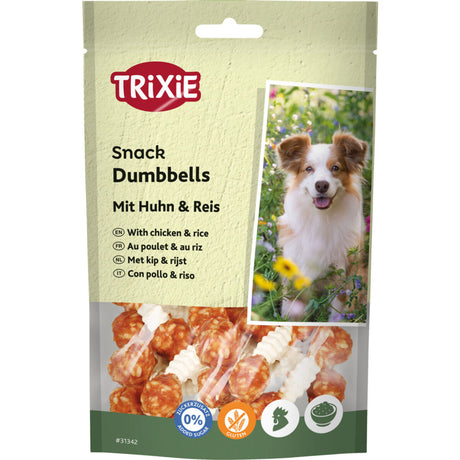 Trixie Denta Fun Kauhantel Huhn, Hundesnack – 6 St./100 g