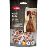 Premio Fish Chicken Hundesnack – Hühnchen & Lachs, Rolls, 75 g