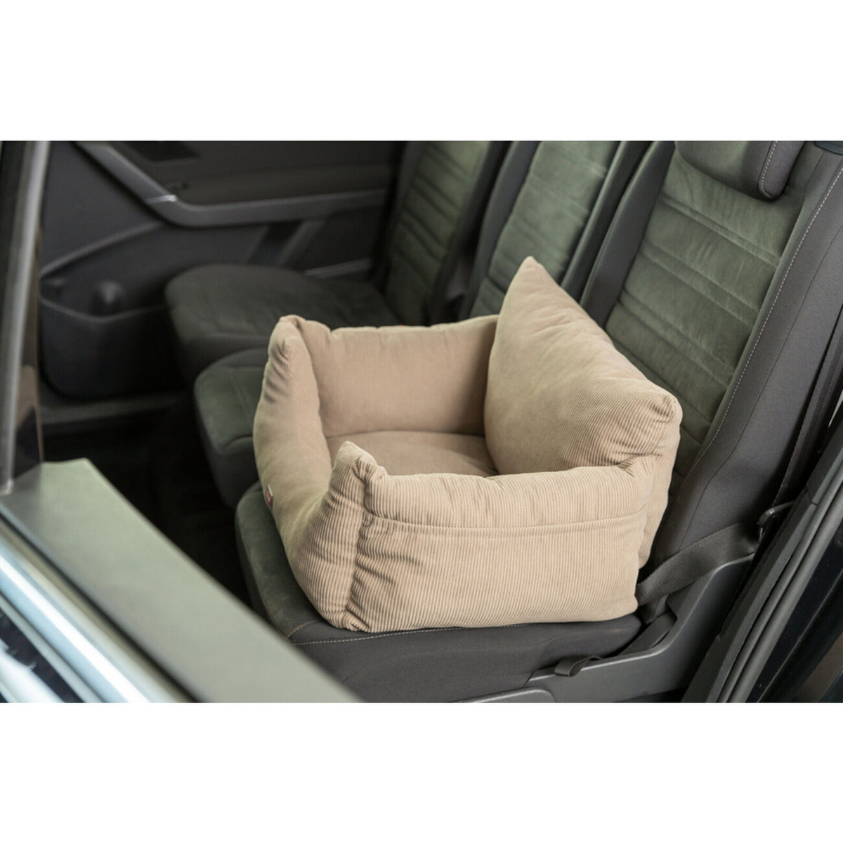 Autositz mit Cord-Optik, taupe