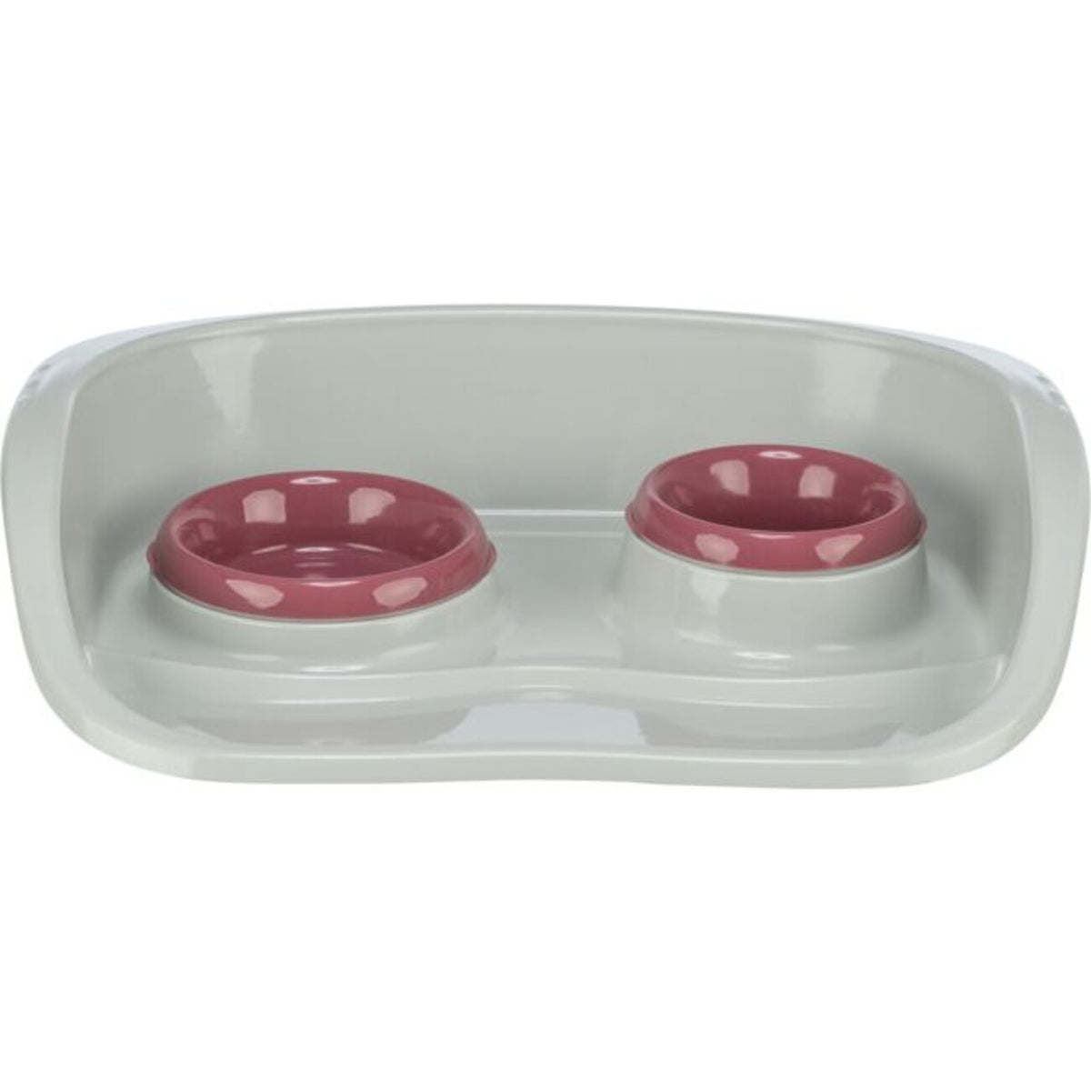 Dinner-Set Napfset für Hunde und Katzen – 46x30x11 cm, 0,25 l/0,3 l, diverse Farben