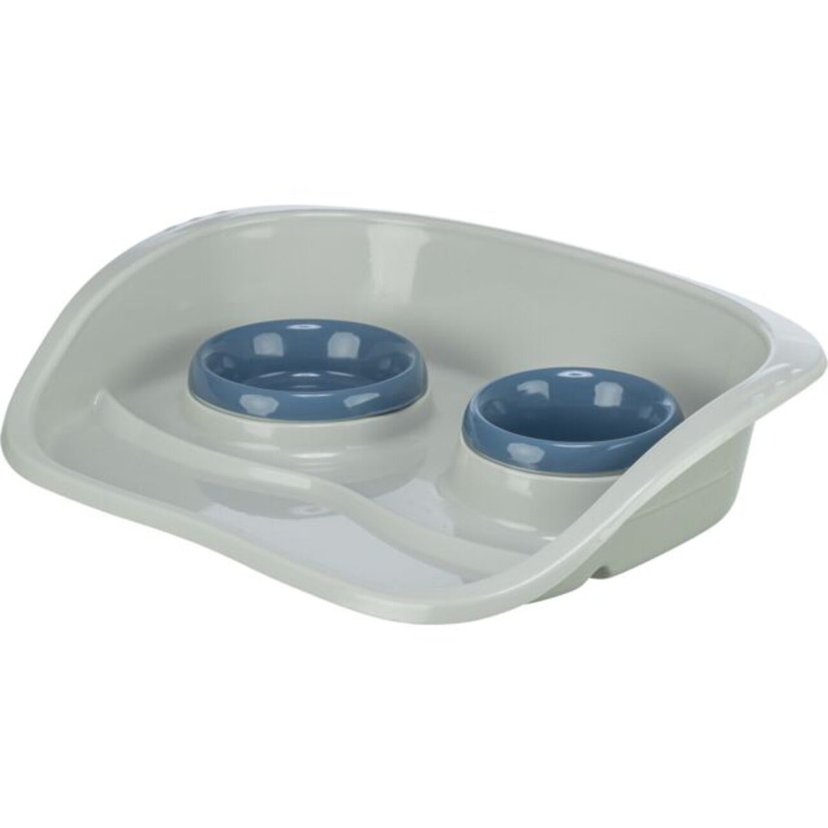 Dinner-Set Napfset für Hunde und Katzen – 46x30x11 cm, 0,25 l/0,3 l, diverse Farben