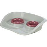 Dinner-Set Napfset für Hunde und Katzen – 46x30x11 cm, 0,25 l/0,3 l, diverse Farben