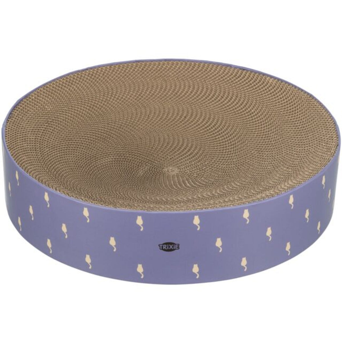 Kratzbett Lilly für Katzen – ø 45 × 10 cm, flieder