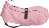 TRIXIE Hunde Regenmantel Vimy – wasserdicht, mit Bauchschutz & Reflektoren | Pink, Flieder & Orange