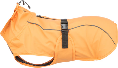 TRIXIE Hunde Regenmantel Vimy – wasserdicht, mit Bauchschutz & Reflektoren | Pink, Flieder & Orange