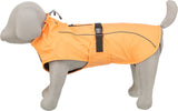 TRIXIE Hunde Regenmantel Vimy – wasserdicht, mit Bauchschutz & Reflektoren | Pink, Flieder & Orange