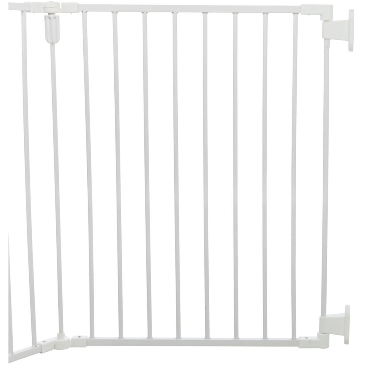 Absperrgitter, 5 Elemente, mit Tür, 62,5–300 × 76,5 cm – 62,5–300 × 76,5 cm