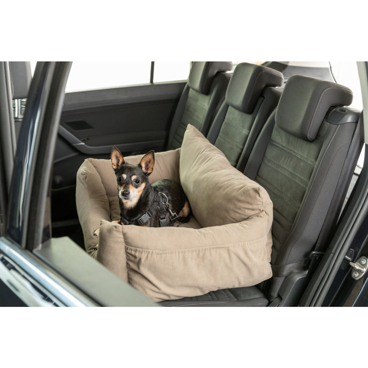 Autositz mit Cord-Optik, taupe