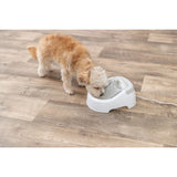 Wasserautomat für Hunde und Katzen Duo Stream – weiß/grau, 1l Fassungsvermögen