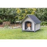 natura Hundehütte Cottage mit Satteldach – M–L: 83 × 87 × 101 cm