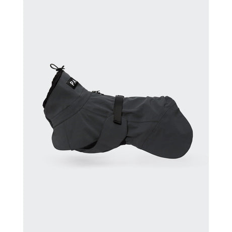 PAIKKA Visibility Raincoat Dark – Hochreflektierender, wasserdichter Hunderegenmantel