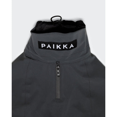 PAIKKA Visibility Raincoat Dark – Hochreflektierender, wasserdichter Hunderegenmantel