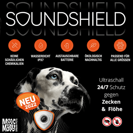 Max & Molly Soundshield Ultraschall Zeckenschutz für Hunde